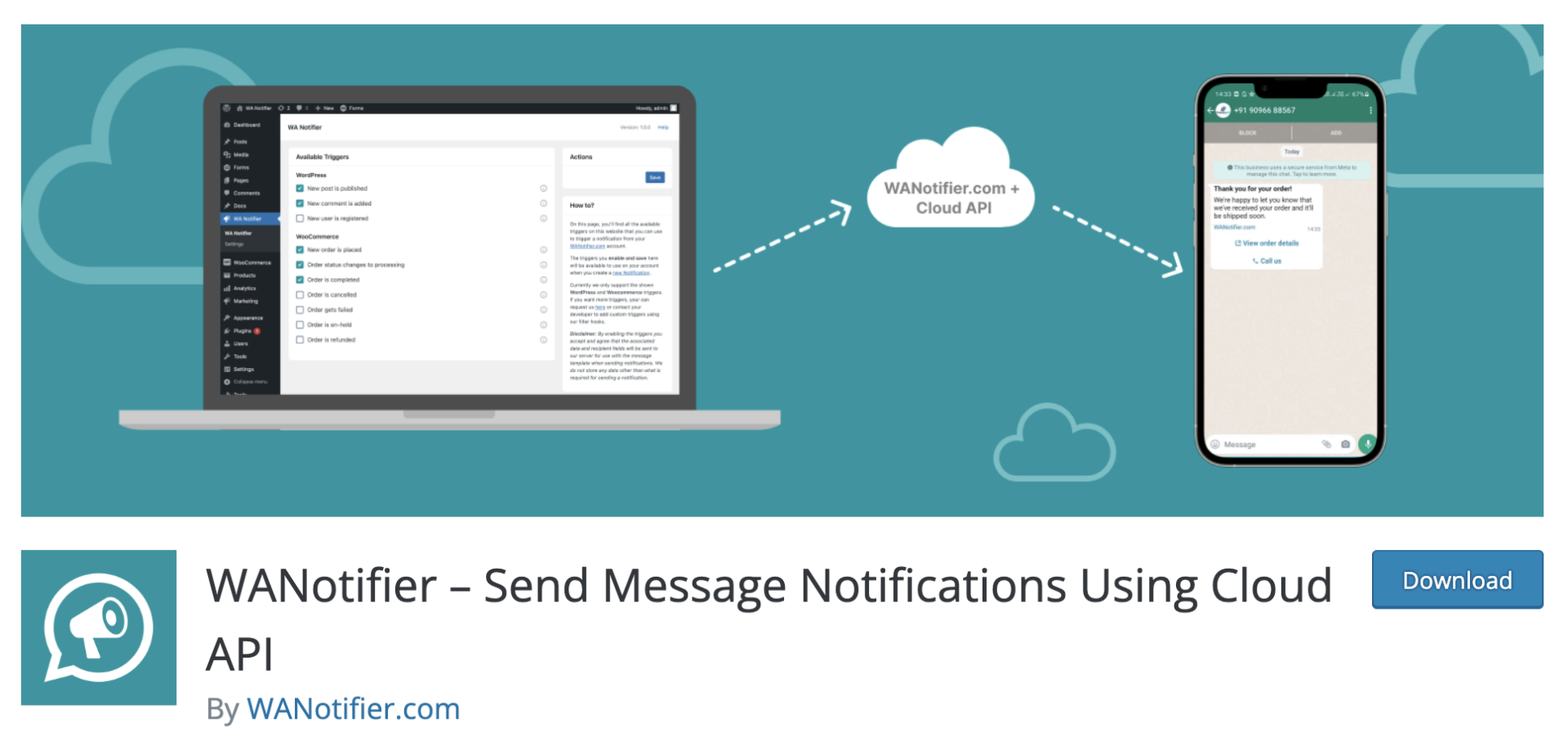 How To Send WhatsApp Notifications For WooCommerce Orders? - WANotifier