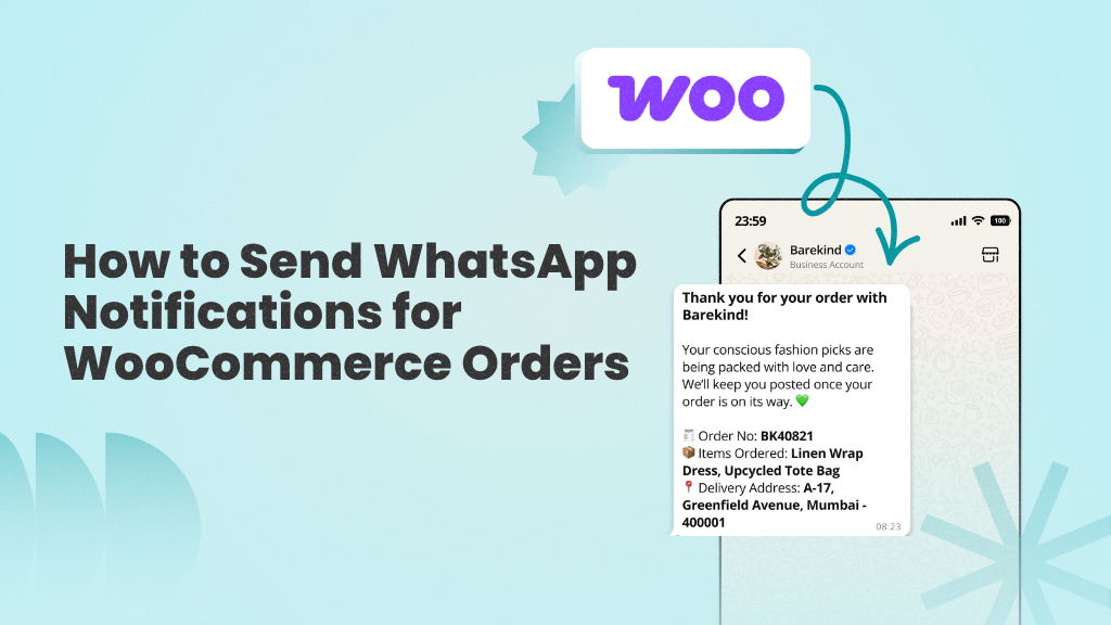 How to Send WhatsApp Notifications for WooCommerce Orders?