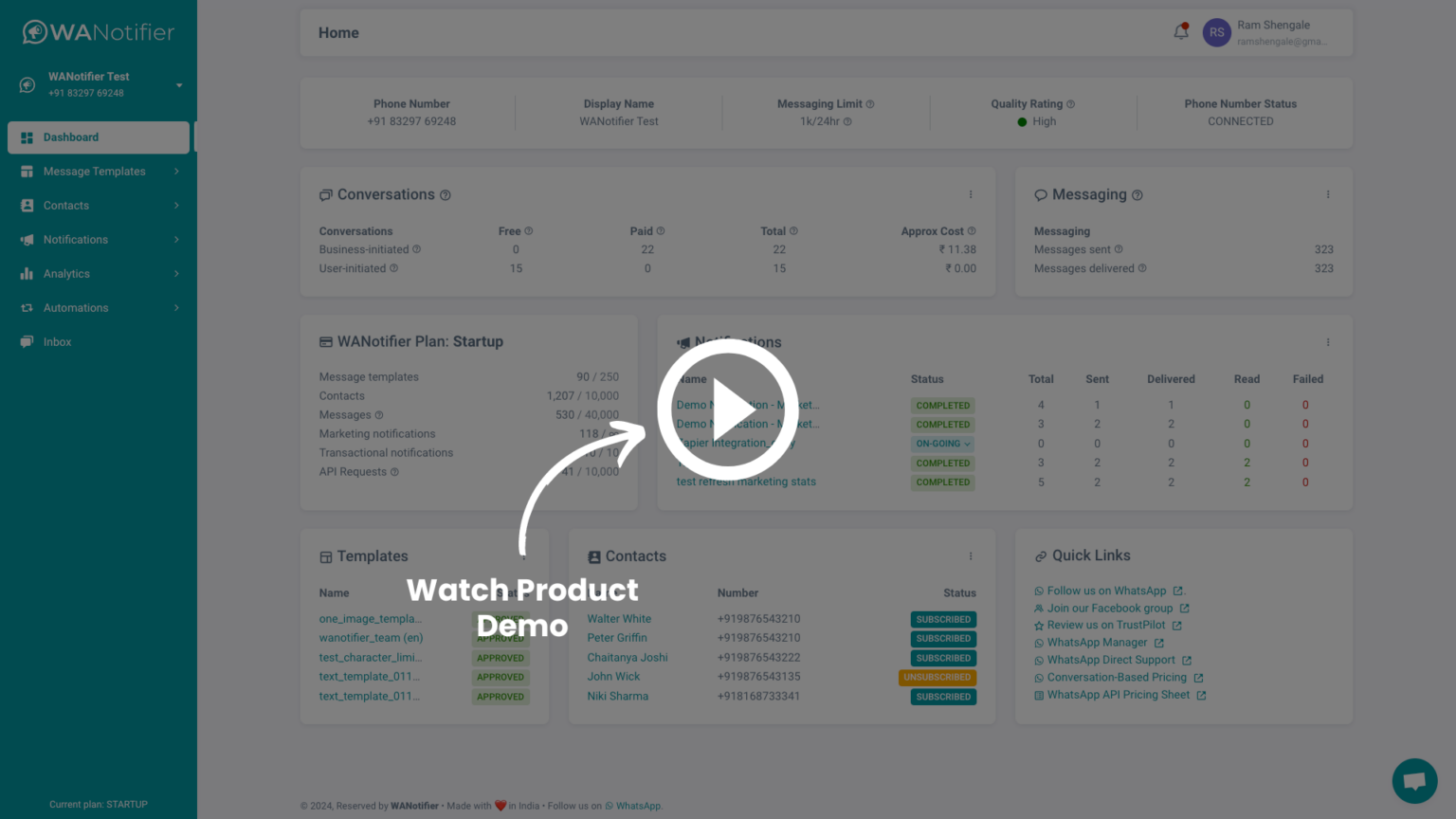 WANotifier as the MailChimp of WhatsApp Marketing for US businesses