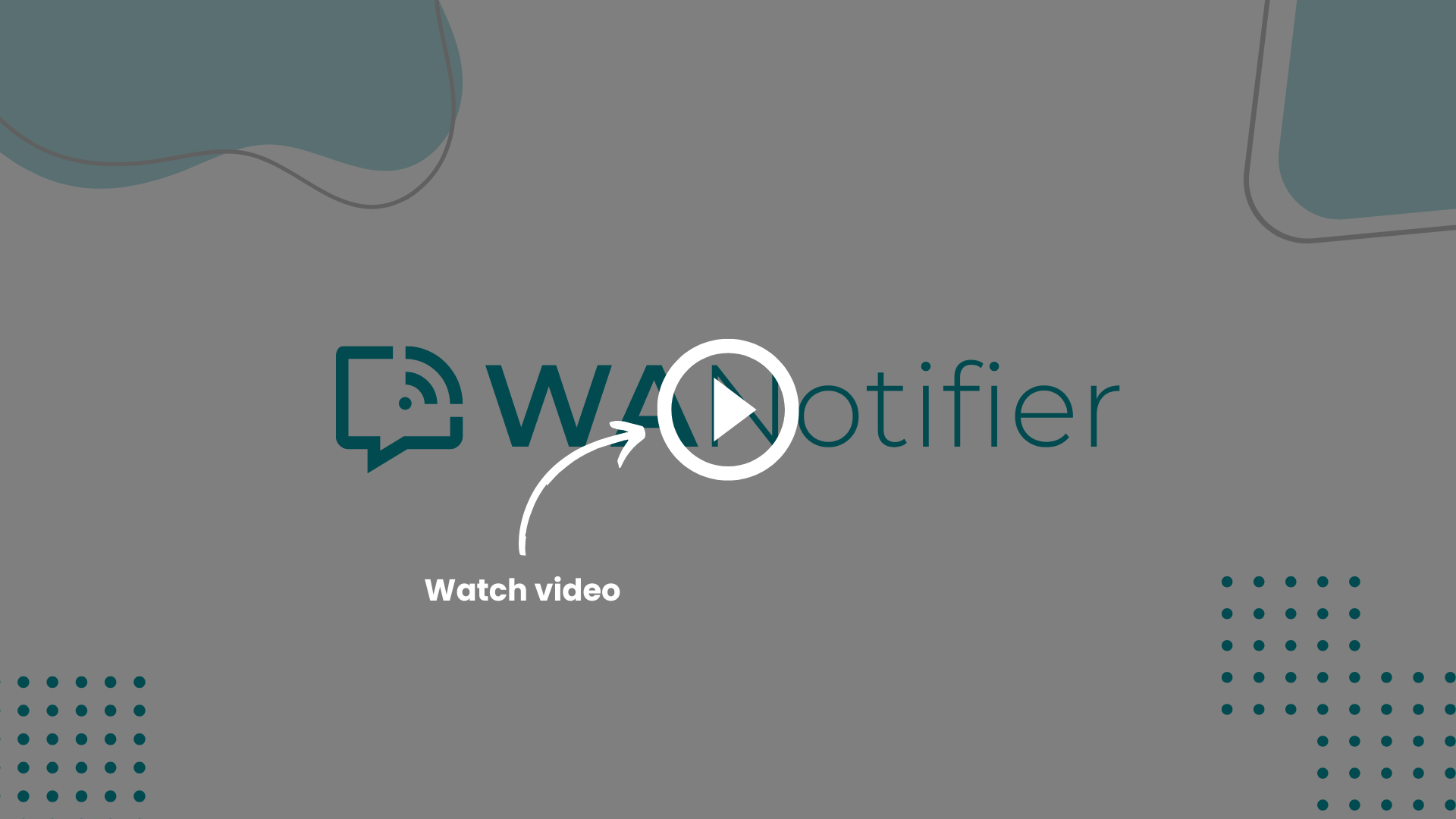 WANotifier Intro - White